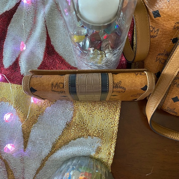 MCM Cognac long vintage trifold wallet. EUC. Matching purse in closet 7”x4” $125 - Picture 12 of 14